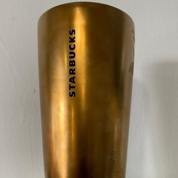 Starbucks Spring 2022 Copper Siren Ceramic 12oz Tumbler with mint green lid - Picture 3 of 3